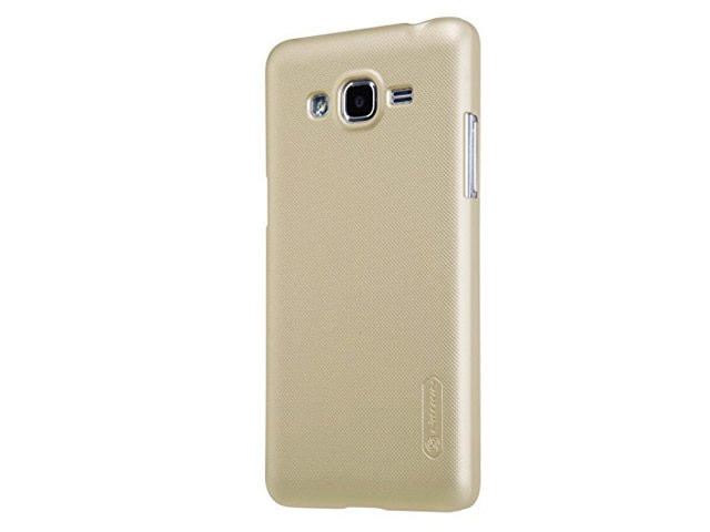 Чехол Nillkin Hard case для Samsung Galaxy J2 Prime (золотистый, пластиковый)