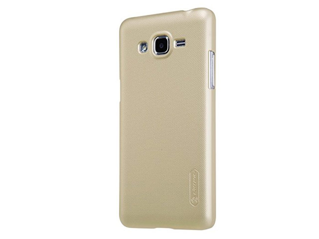 Чехол Nillkin Hard case для Samsung Galaxy J2 Prime (золотистый, пластиковый)