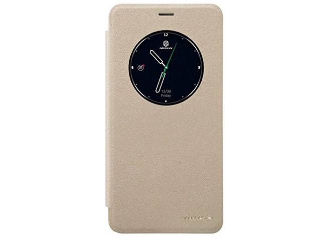 Чехол Nillkin Sparkle Leather Case для Meizu M5 Note (золотистый, винилискожа)