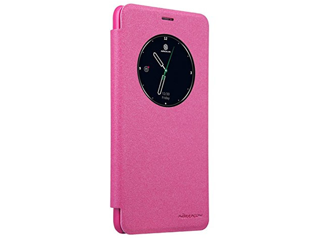 Чехол Nillkin Sparkle Leather Case для Meizu M5 Note (розовый, винилискожа)