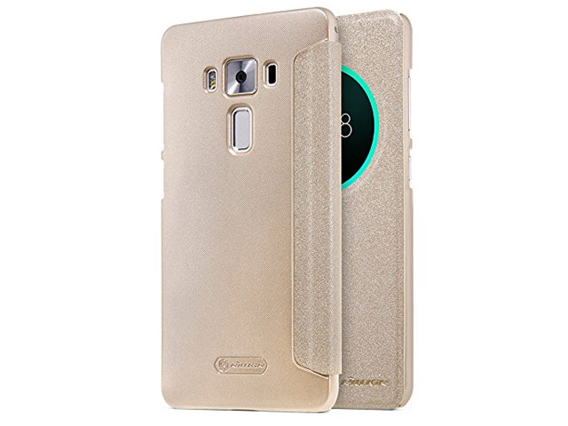 Чехол Nillkin Sparkle Leather Case для Asus Zenfone 3 Deluxe ZS570KL (золотистый, винилискожа)