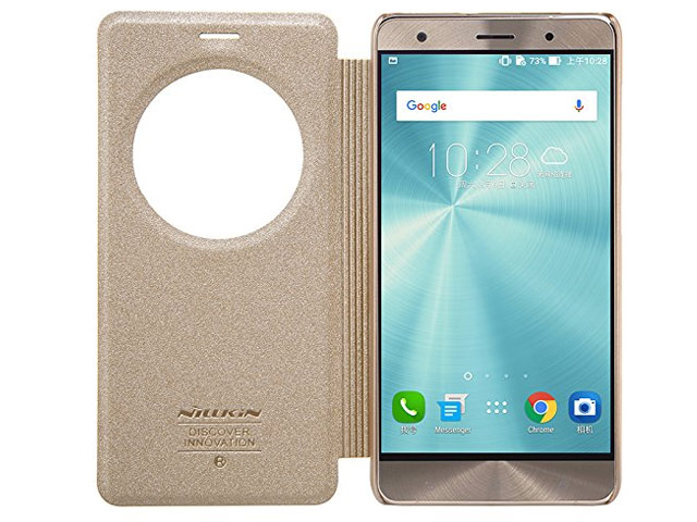 Чехол Nillkin Sparkle Leather Case для Asus Zenfone 3 Deluxe ZS570KL (золотистый, винилискожа)