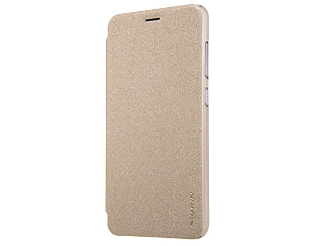 Чехол Nillkin Sparkle Leather Case для Asus Zenfone 3 Max ZC553KL (золотистый, винилискожа)
