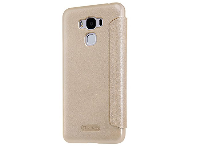 Чехол Nillkin Sparkle Leather Case для Asus Zenfone 3 Max ZC553KL (золотистый, винилискожа)