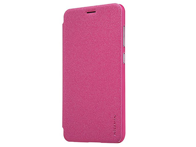 Чехол Nillkin Sparkle Leather Case для Asus Zenfone 3 Max ZC553KL (розовый, винилискожа)