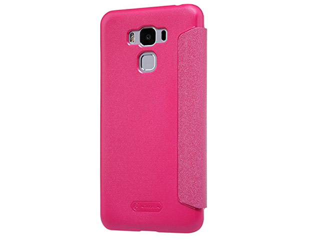 Чехол Nillkin Sparkle Leather Case для Asus Zenfone 3 Max ZC553KL (розовый, винилискожа)