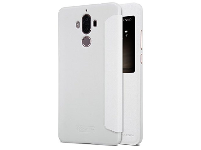 Чехол Nillkin Sparkle Leather Case для Huawei Mate 9 (белый, винилискожа)
