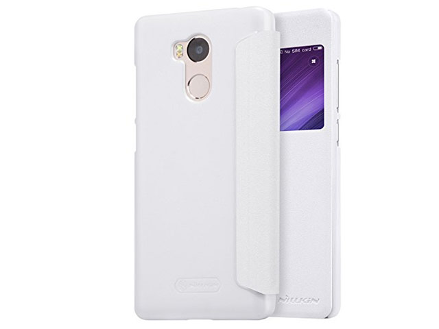 Чехол Nillkin Sparkle Leather Case для Xiaomi Redmi 4 prime (белый, винилискожа)