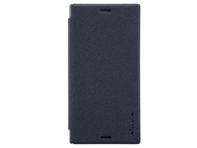 Чехол Nillkin Sparkle Leather Case для Sony Xperia X compact (темно-серый, винилискожа)