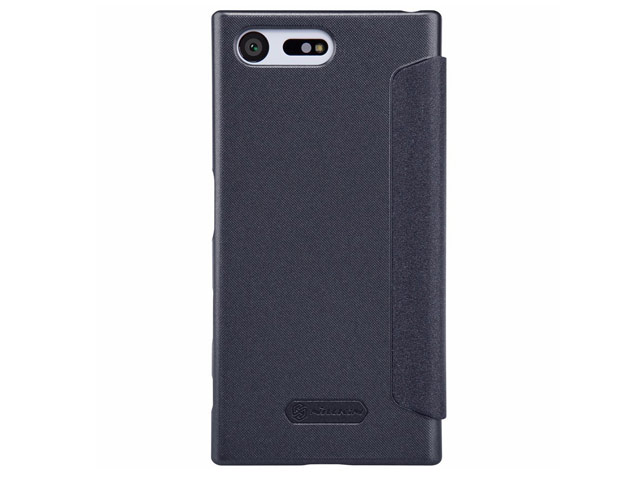 Чехол Nillkin Sparkle Leather Case для Sony Xperia X compact (темно-серый, винилискожа)