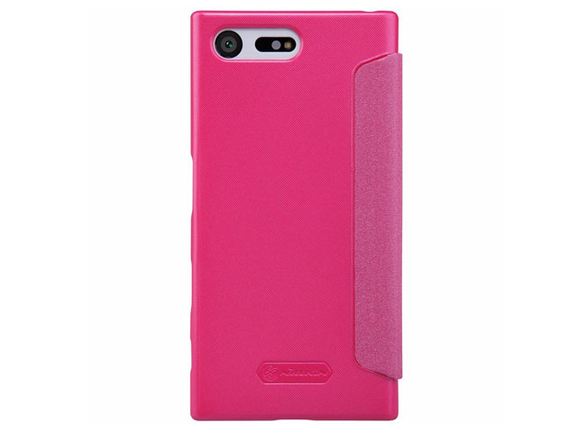 Чехол Nillkin Sparkle Leather Case для Sony Xperia X compact (розовый, винилискожа)