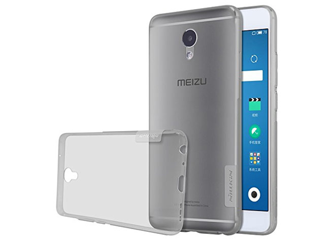 Чехол Nillkin Nature case для Meizu M5 (серый, гелевый)