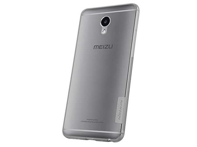Чехол Nillkin Nature case для Meizu M5 (серый, гелевый)