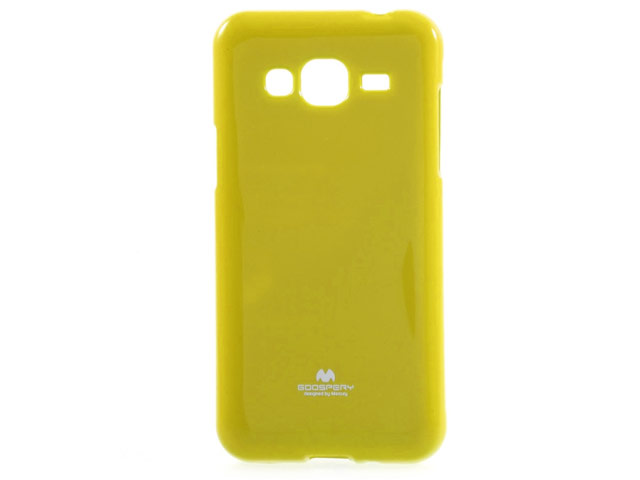 Чехол Mercury Goospery Jelly Case для Samsung Galaxy J3 2016 J320 (желтый, гелевый)
