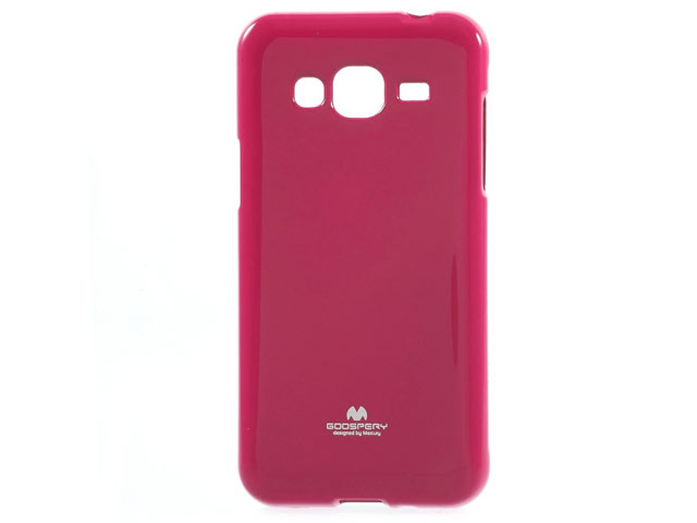 Чехол Mercury Goospery Jelly Case для Samsung Galaxy J3 2016 J320 (малиновый, гелевый)