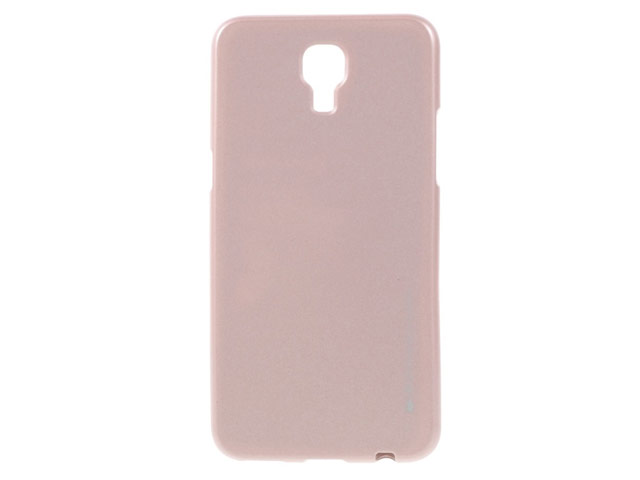 Чехол Mercury Goospery Jelly Case для LG X view (розовый, гелевый)