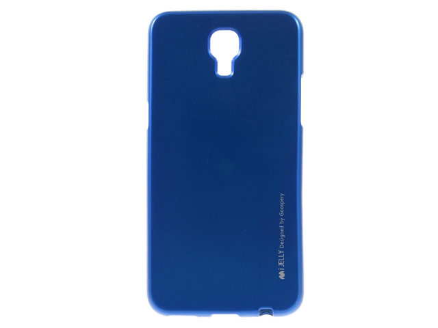 Чехол Mercury Goospery Jelly Case для LG X view (синий, гелевый)