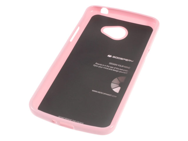 Чехол Mercury Goospery Jelly Case для LG K5 (розовый, гелевый)