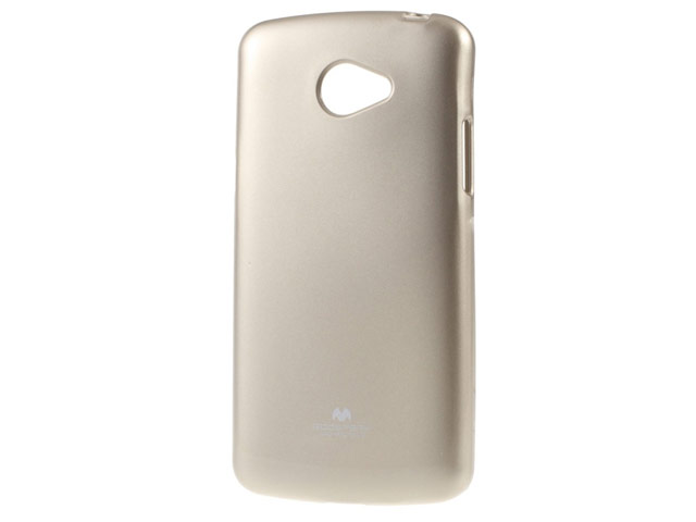 Чехол Mercury Goospery Jelly Case для LG K5 (золотистый, гелевый)
