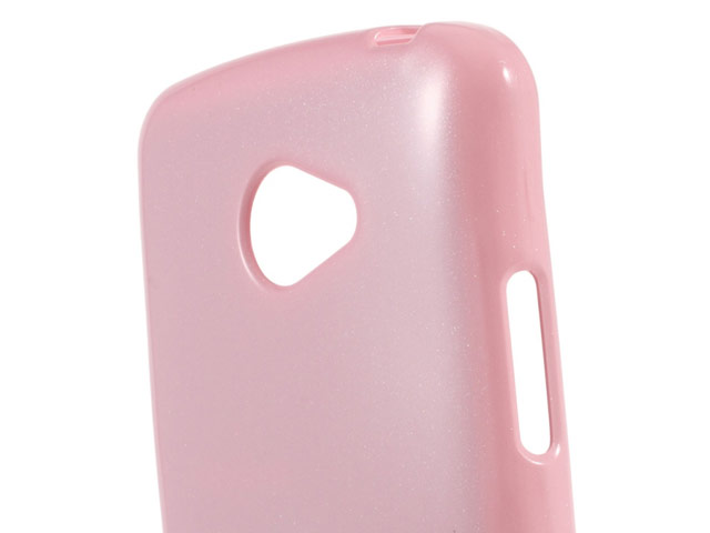 Чехол Mercury Goospery Jelly Case для LG K5 (золотистый, гелевый)