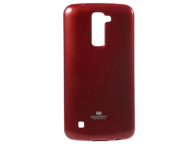 Чехол Mercury Goospery Jelly Case для LG K10 (красный, гелевый)