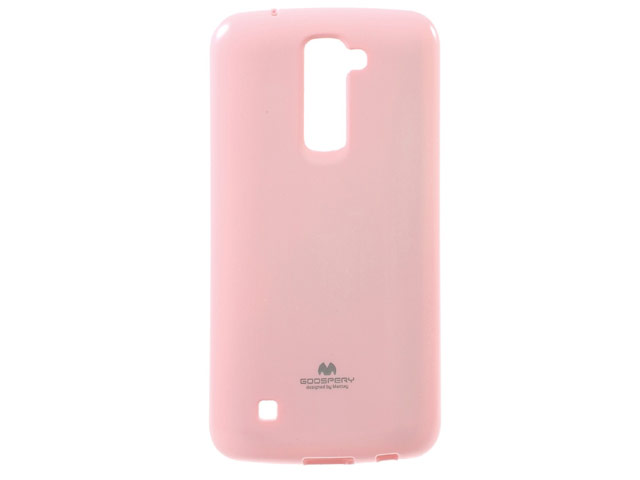 Чехол Mercury Goospery Jelly Case для LG K10 (розовый, гелевый)