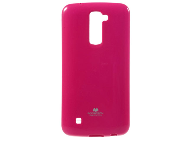 Чехол Mercury Goospery Jelly Case для LG K10 (малиновый, гелевый)