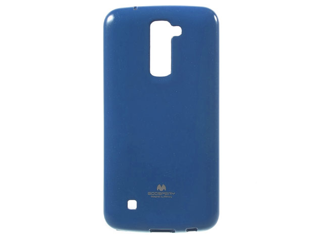 Чехол Mercury Goospery Jelly Case для LG K10 (синий, гелевый)