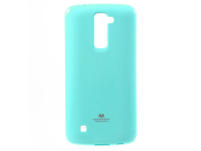 Чехол Mercury Goospery Jelly Case для LG K10 (бирюзовый, гелевый)