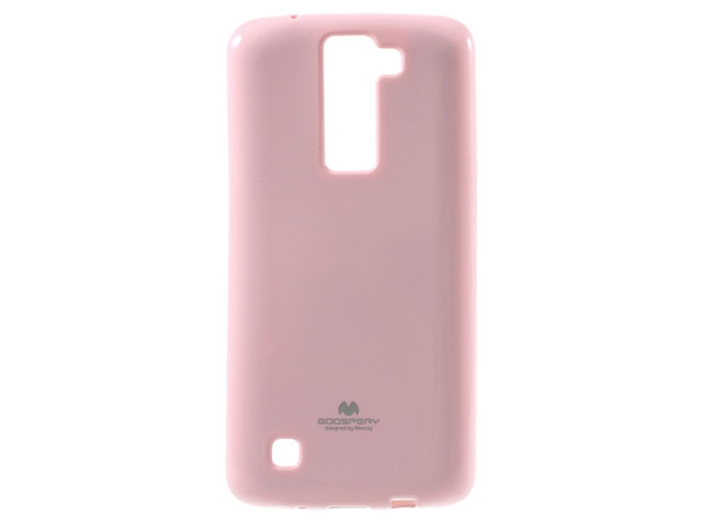 Чехол Mercury Goospery Jelly Case для LG K7 (розовый, гелевый)