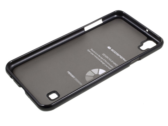 Чехол Mercury Goospery Jelly Case для LG X style (черный, гелевый)