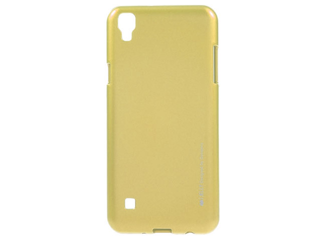 Чехол Mercury Goospery Jelly Case для LG X style (желтый, гелевый)