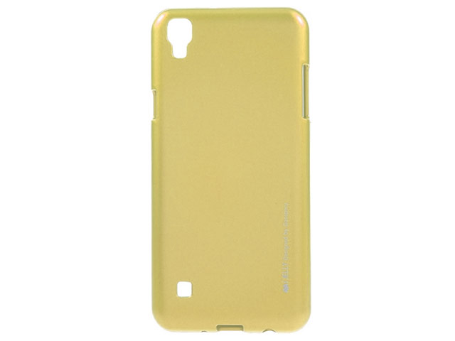 Чехол Mercury Goospery Jelly Case для LG X style (желтый, гелевый)
