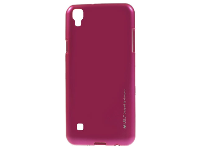 Чехол Mercury Goospery Jelly Case для LG X style (малиновый, гелевый)