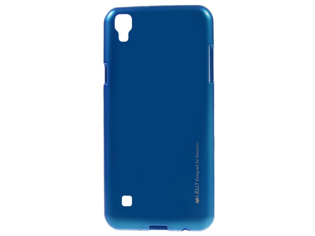 Чехол Mercury Goospery Jelly Case для LG X style (синий, гелевый)