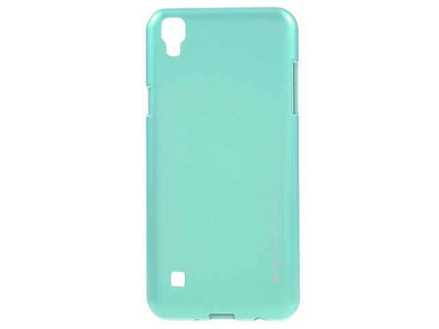 Чехол Mercury Goospery Jelly Case для LG X style (бирюзовый, гелевый)