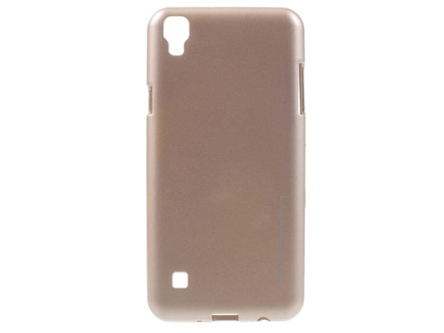 Чехол Mercury Goospery Jelly Case для LG X style (золотистый, гелевый)