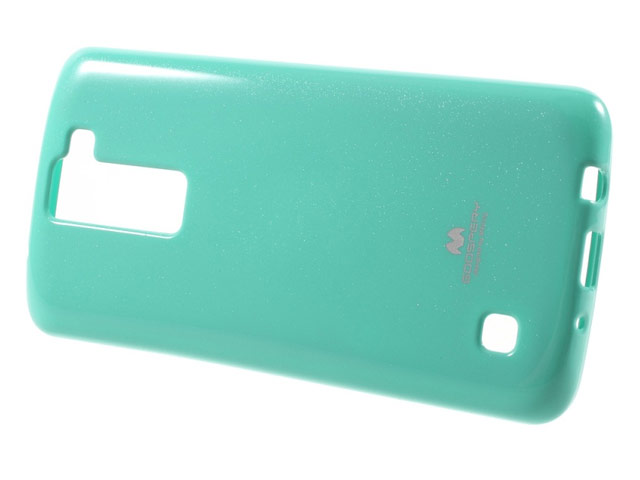 Чехол Mercury Goospery Jelly Case для LG K8 (синий, гелевый)
