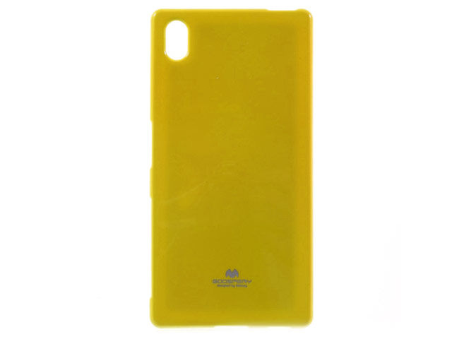 Чехол Mercury Goospery Jelly Case для Sony Xperia Z5 (желтый, гелевый)