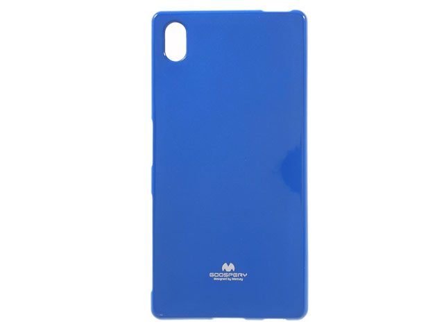 Чехол Mercury Goospery Jelly Case для Sony Xperia Z5 (синий, гелевый)