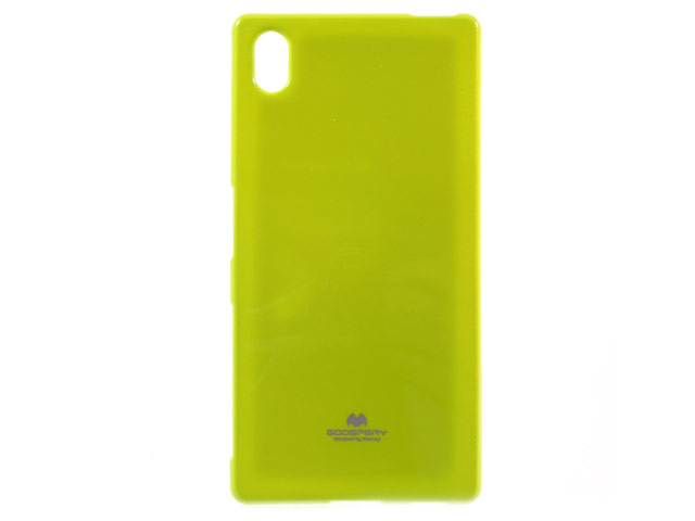 Чехол Mercury Goospery Jelly Case для Sony Xperia Z5 (зеленый, гелевый)