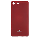 Чехол Mercury Goospery Jelly Case для Sony Xperia M5 (красный, гелевый)