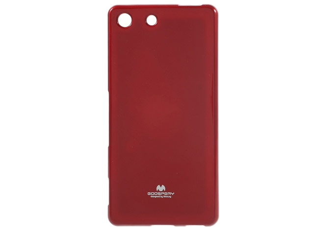 Чехол Mercury Goospery Jelly Case для Sony Xperia M5 (красный, гелевый)