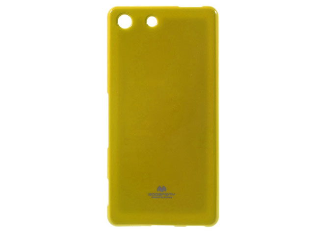 Чехол Mercury Goospery Jelly Case для Sony Xperia M5 (желтый, гелевый)