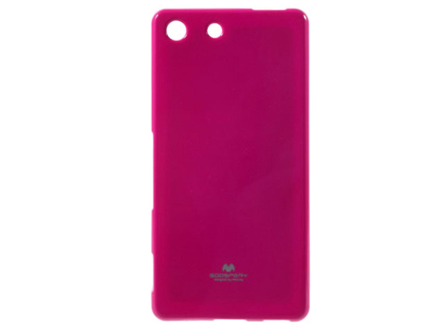 Чехол Mercury Goospery Jelly Case для Sony Xperia M5 (малиновый, гелевый)