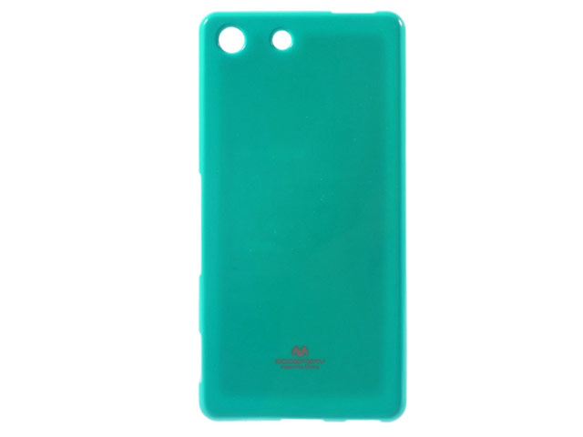 Чехол Mercury Goospery Jelly Case для Sony Xperia M5 (бирюзовый, гелевый)