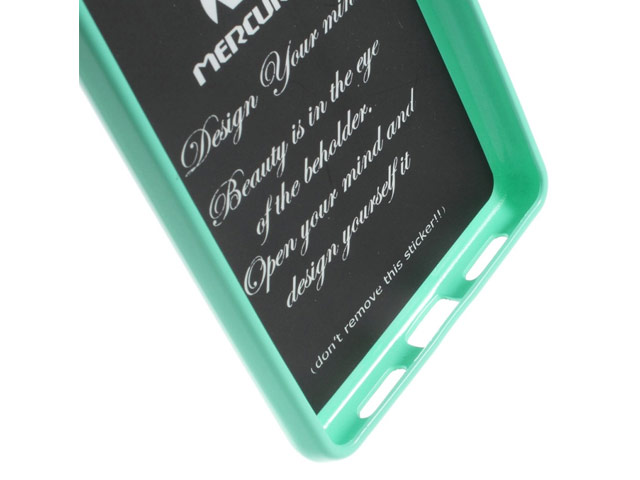 Чехол Mercury Goospery Jelly Case для Huawei P9 lite (бирюзовый, гелевый)