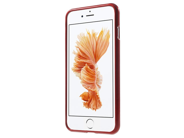 Чехол Mercury Goospery Jelly Case для Apple iPhone 7 plus (красный, гелевый)