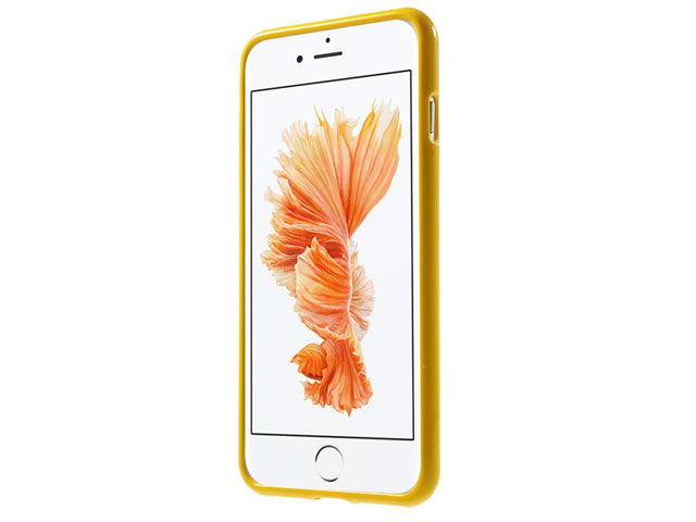 Чехол Mercury Goospery Jelly Case для Apple iPhone 7 plus (желтый, гелевый)
