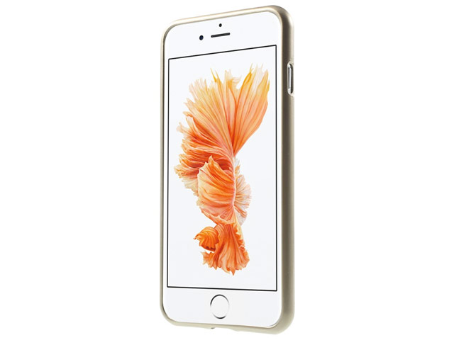 Чехол Mercury Goospery Jelly Case для Apple iPhone 7 plus (золотистый, гелевый)